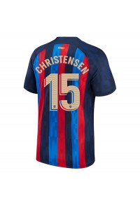 Barcelona Andreas Christensen #15 Fotballdrakt Hjemme Klær 2022-23 Korte ermer